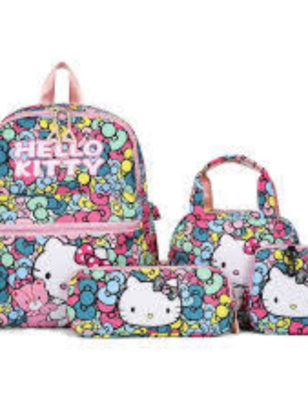 Sanrio Hello Kitty Multicolor Youth School Bag Set